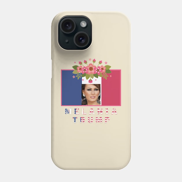 Melania Trump. Phone Case by NOSTALGIA1'