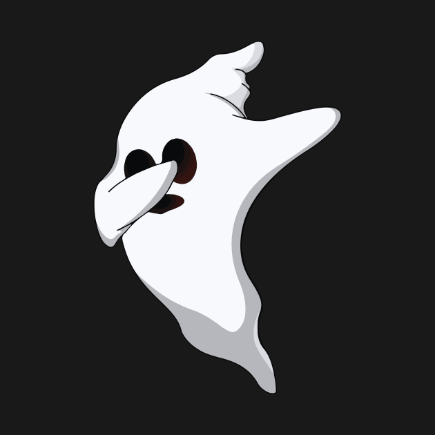 Dabbing Ghost Boo Halloween Dab Dancing by CoApparel