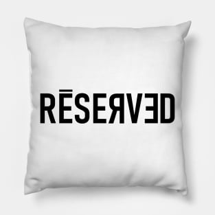 Reserved for Bad Guy Billie Pillow