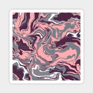 Abstract digital fluid art Magnet