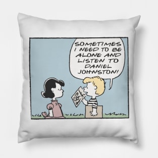 Daniel Johnston - Vinyl Record Fan Design Pillow