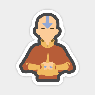 Avatar the Last Airbender Aang Minimalist Magnet