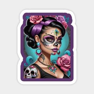 Catrina - Dia De Los Muertos Magnet