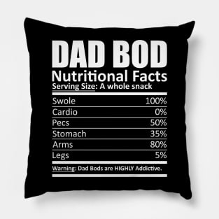 Dad Bod funny Fathers Day Pillow