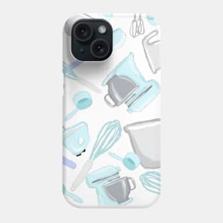 Blue Baking Set Phone Case