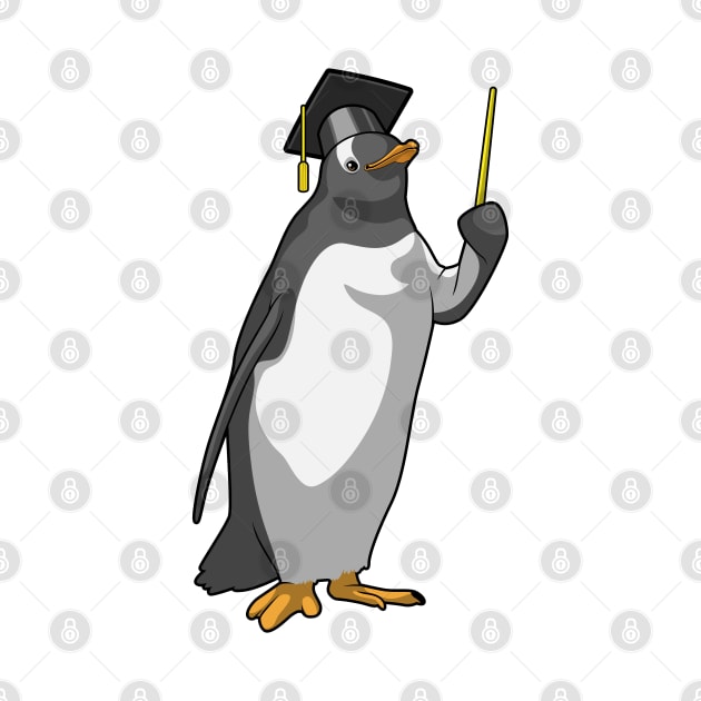 Penguin as Teacher with Pointer by Markus Schnabel