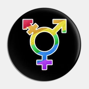 Rainbow Transgender Symbol Pin