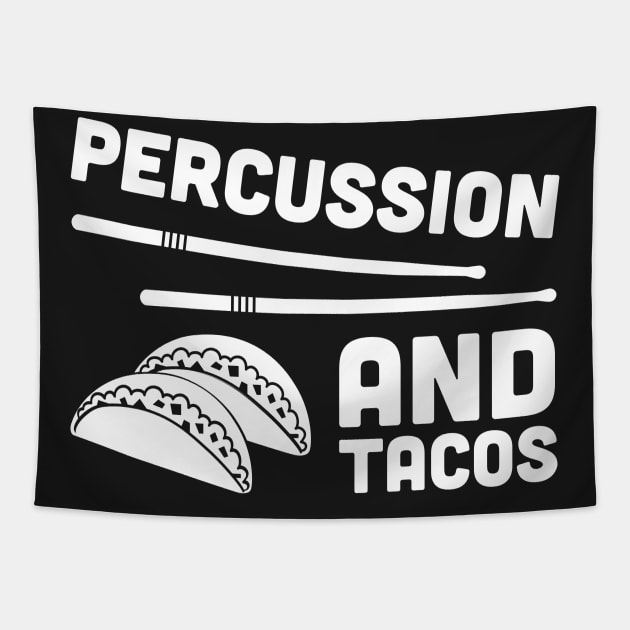 Percussion And Tacos Tapestry by MeatMan