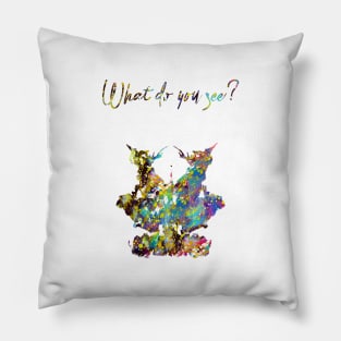 Rorschach inkblot test Pillow