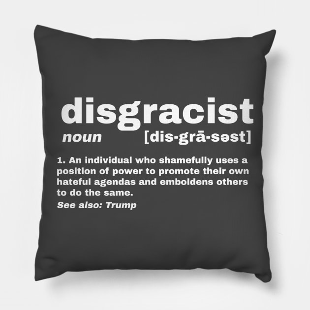 Disgracist Pillow by Sterling_Arts_Design