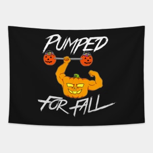 PUMPED FOR FALL (TEXT OPTION) Tapestry