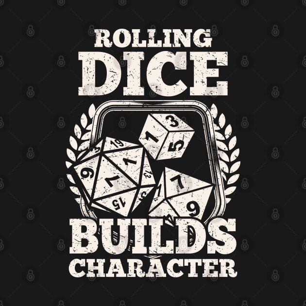 Role Playing Dungeons Tabletop Gaming Rolling Dice RPG D20 Print by Linco