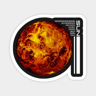 Sun's hot details v2 Magnet