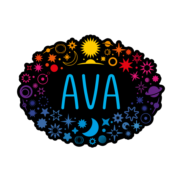 Ava name with stars by WildMeART