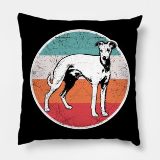 Vintage Retro Whippet Pillow