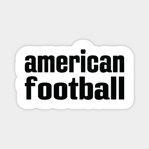 American Football Magnet by ProjectX23Red