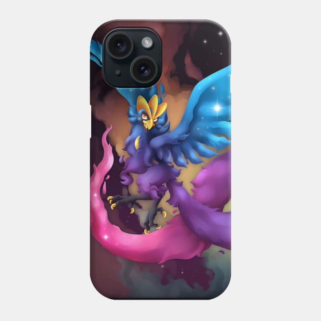 Cosmic Rainbow with Background Phone Case by seosaur