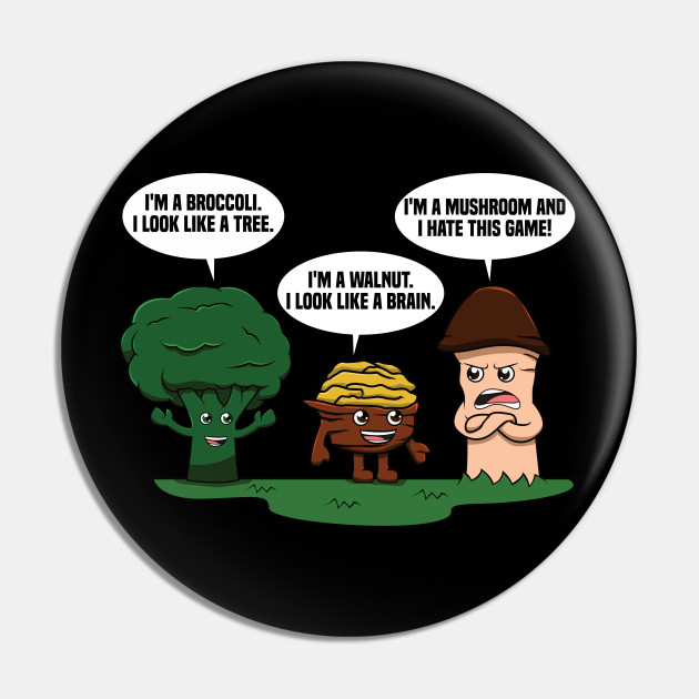 Funny Mushroom Broccoli Tree Walnut Brain Penis Game Broccoli Pin Teepublic Walnut brain stock photo 126608519. teepublic