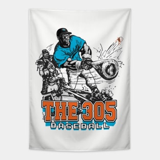 The 305 Big Stick Baseball Tapestry