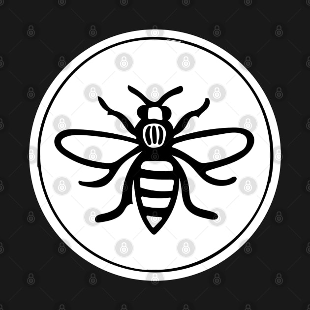 Manchester Bee by Olly Illustrated