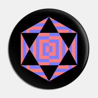 Artistic star design Pin