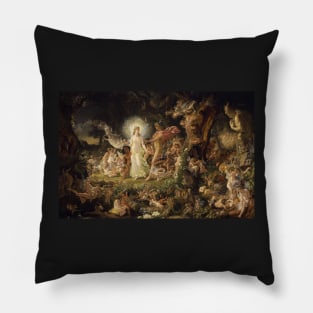 The Quarrel of Oberon and Titania - Joseph Noel Paton Pillow