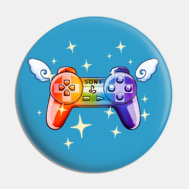 Rainbow Power Pin by Toxanna's Gaming Merch