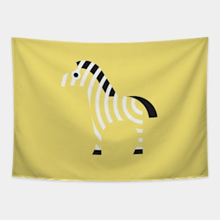 Yellow Zebra Tapestry