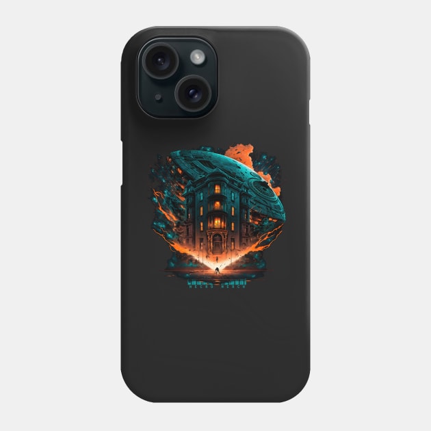 Ufo Attack - Necro Merch Phone Case by NecroMerch