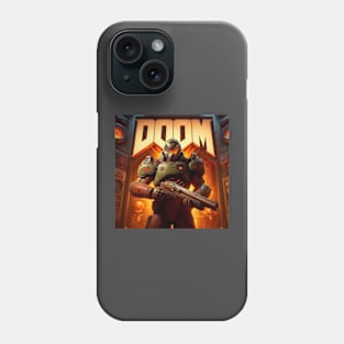 Doom Guy in 3D. Phone Case