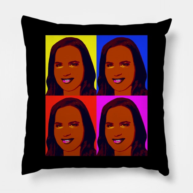 juliette lewis Pillow by oryan80