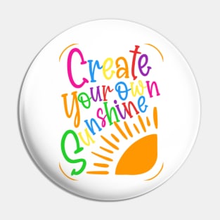 Create Your Own Sunshine Pin