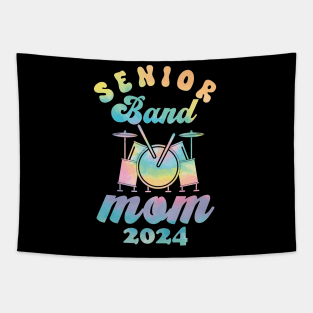 senior Band Mom 2024 funny mom mothers day Tapestry