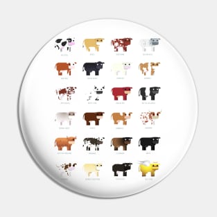 Bovine Variety Pin