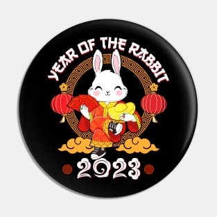 Happy Chinese New Year 2023 Year of the Rabbit Pin