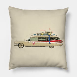 Ecto-1 Vintage Pillow