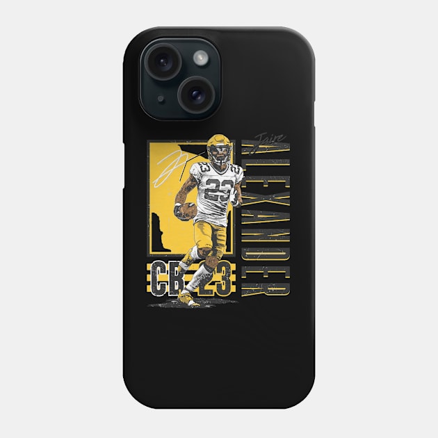 Jaire Alexander Green Bay Vertical Phone Case by danlintonpro