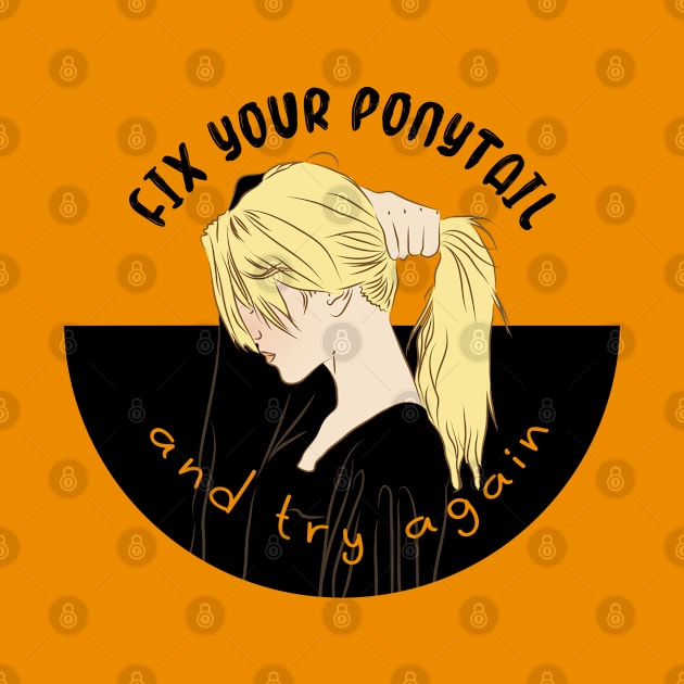 fix your ponytail by Wlaurence