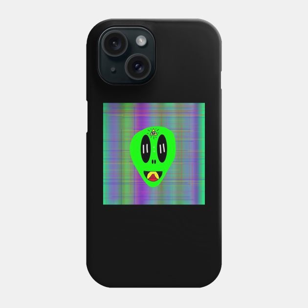 11:11 Alien Phone Case by mushriah333