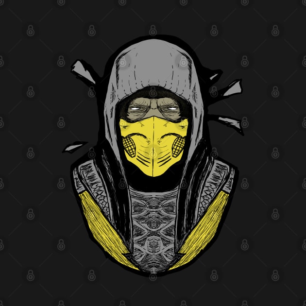 Yellow Ninja by DeathAnarchy