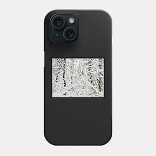 Snow Abstract Phone Case