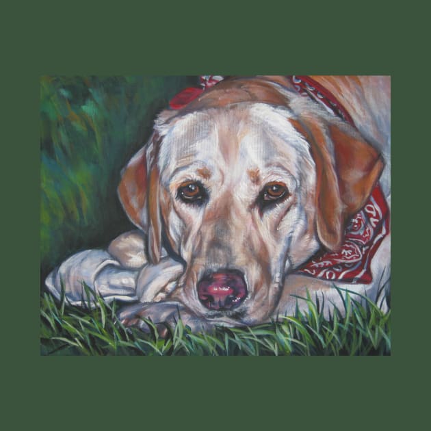 Labrador Retriever Fine Art Painting by LASHEPARD