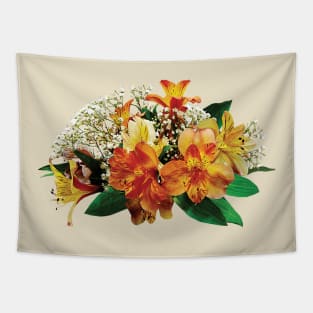 Lilies - Asiatic Lilies and Stephanotis Tapestry