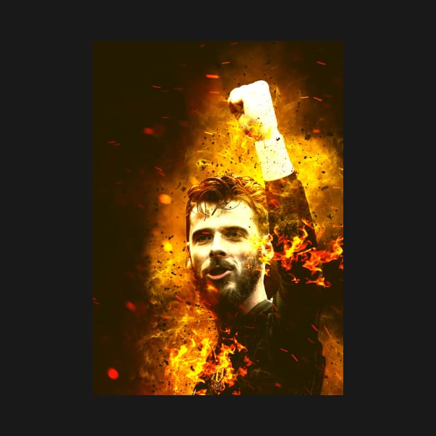 De gea fire effect by Danwpap2