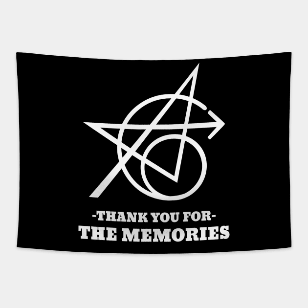 Thank You For The Memories Tapestry by Dojaja