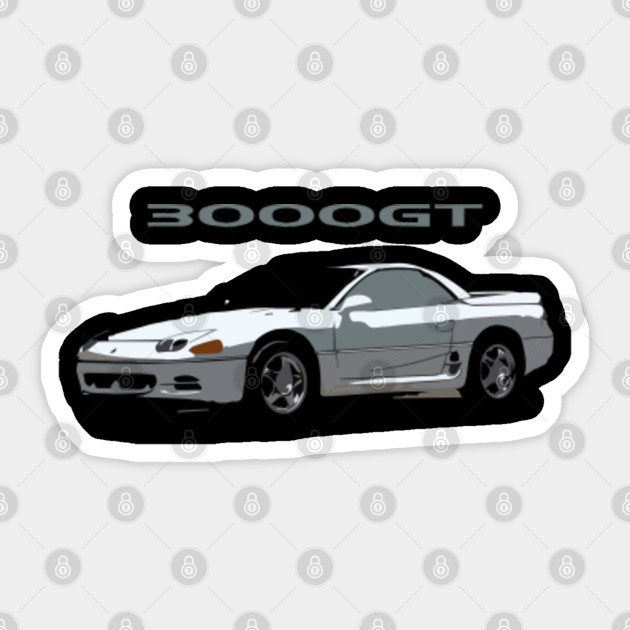 Mitsubishi 3000gt Vr4 Spyder 3000 Gt Sticker Teepublic