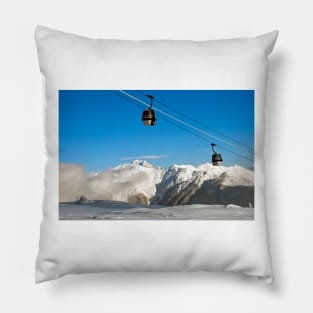 Courchevel 1850 3 Valleys Mont Blanc Alps France Pillow