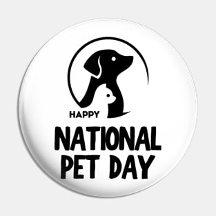National Pet Day Pin