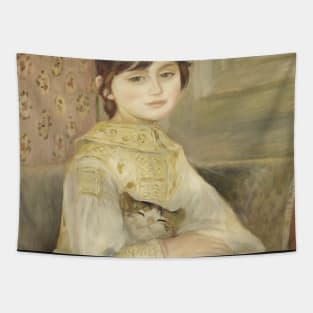 Pierre-Auguste Renoir - Child with a Cat - Julie Manet Tapestry