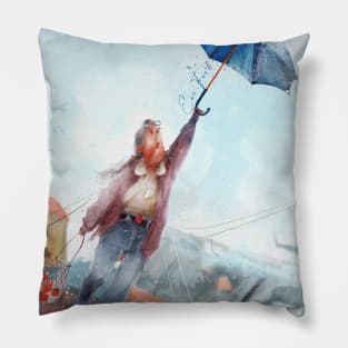 Flying Umbrella Pillow